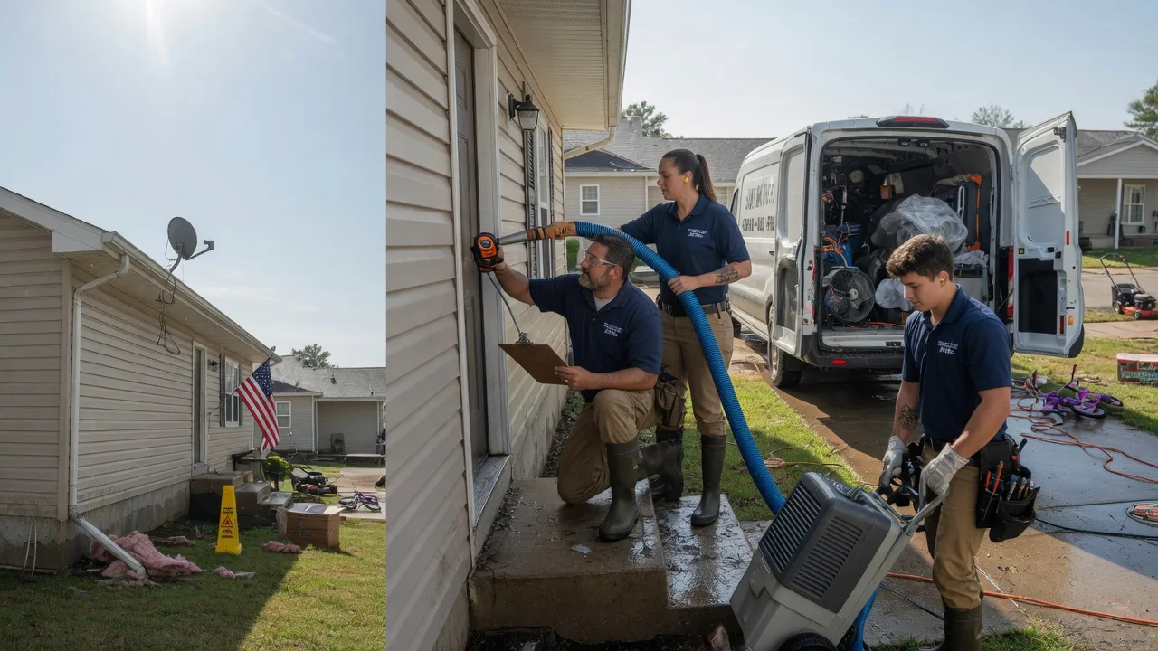Ceiling Water Damage Restoration in Montague, MI near me